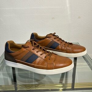 Aldo city walk brown/navy blue stripe/white soul 10.5